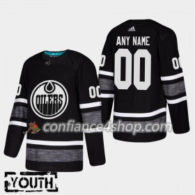 Adidas Maillot de Hockey Edmonton Oilers Personnaliser 2019 All-Star Noir Authentic - Enfant